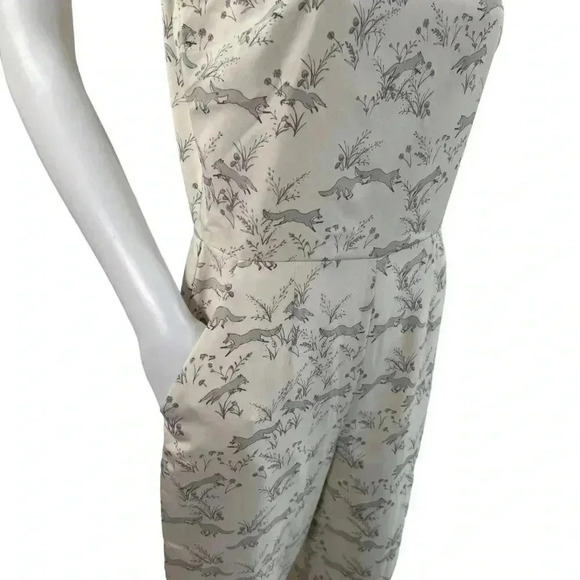 LC Lauren Conrad Runway Limited Edition Enchanted Woodlands Cropped Jumpsuit 6 - Picture 5 of 16